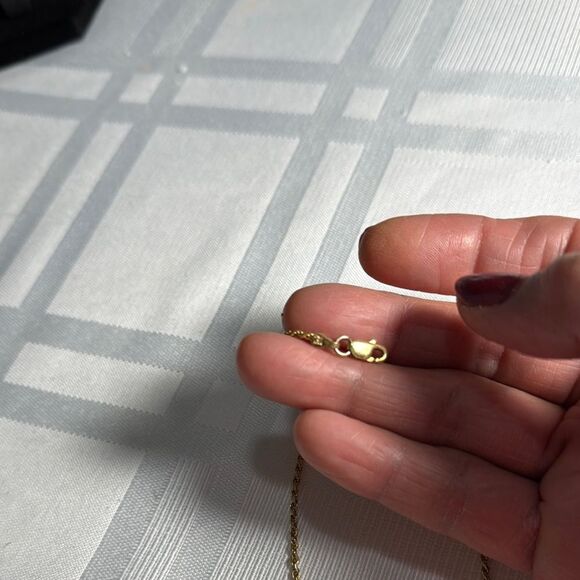 Elegant Gold and Silver 925 Pendant Necklace - Picture 5 of 7